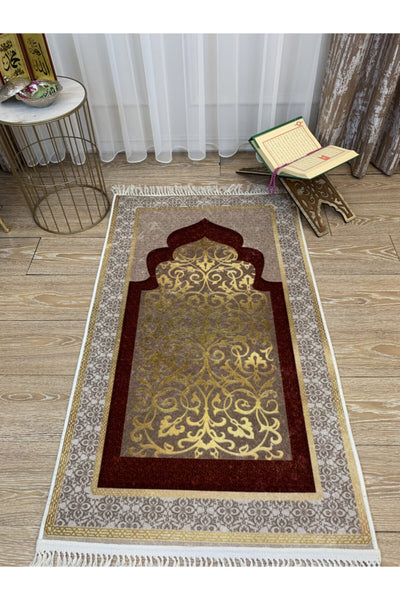 Fringed Prayer Rug (Latex Base) 75x125 Size