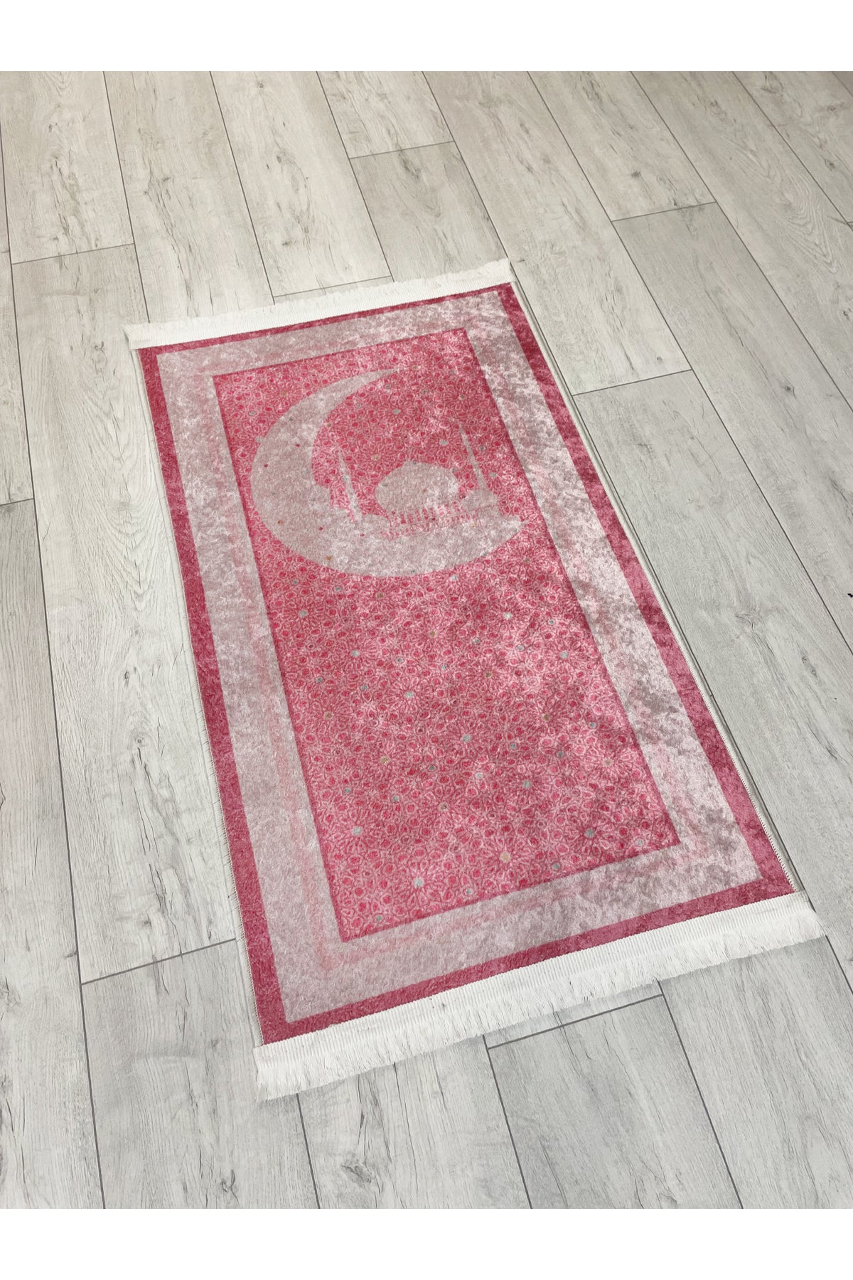 Children's Prayer Rug Blue 60x100 Size