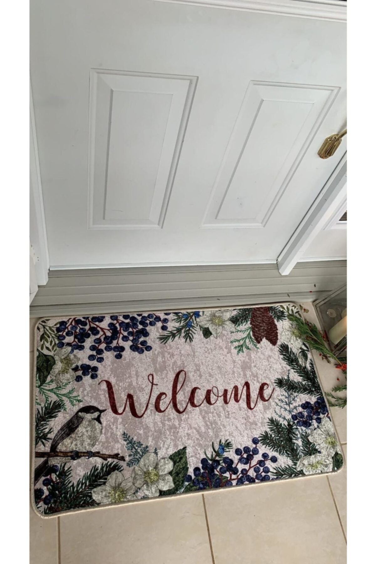 Welcome Latex Base Waterproof (50x70 Size) Doormat