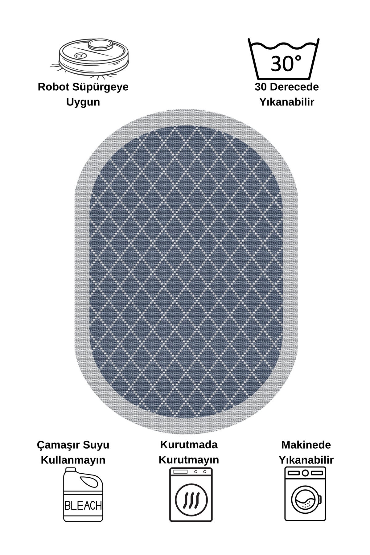 GREEN-BROWN Jute Sisal Look Bordered Non-Slip Base Runner Rug