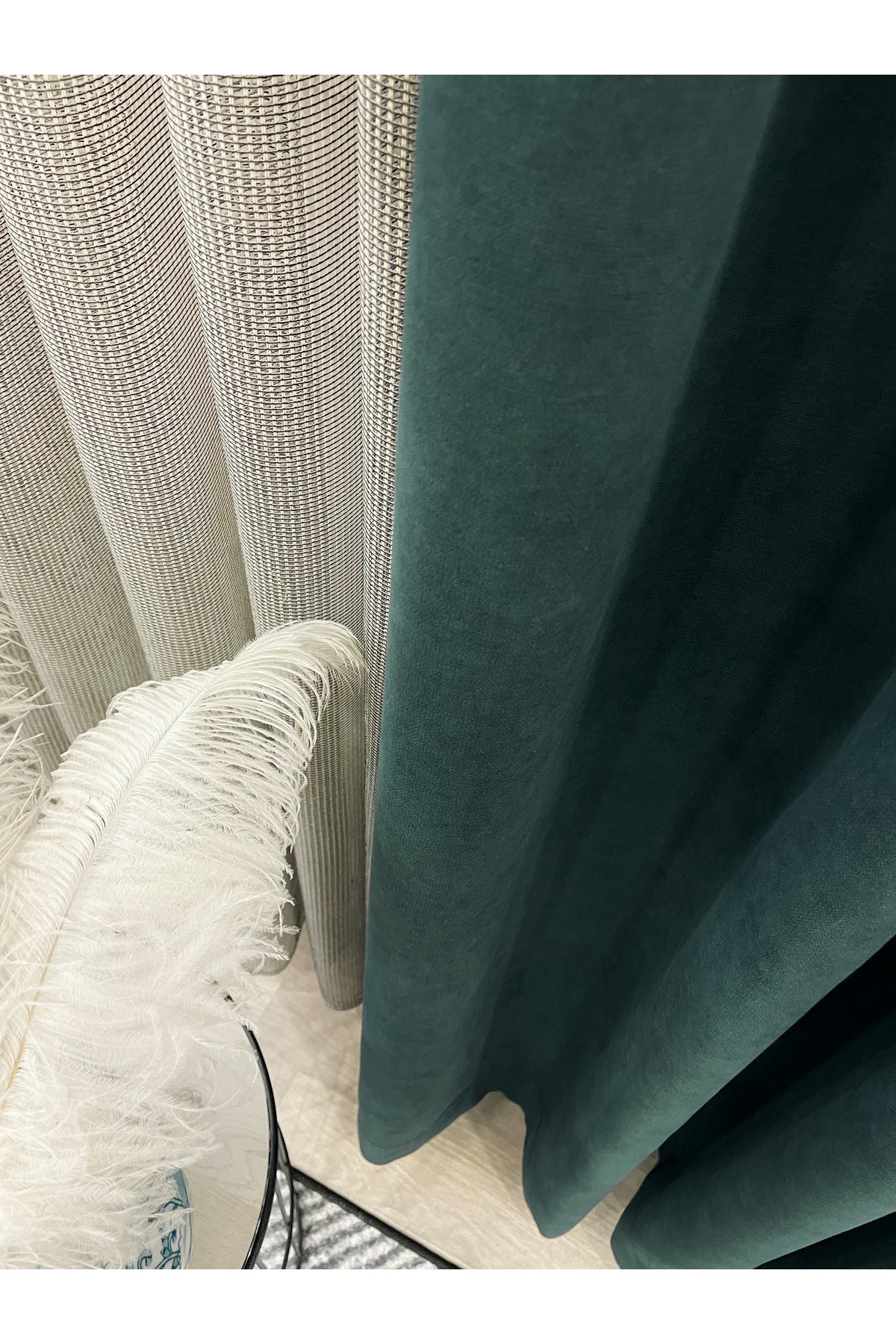 CAMEL Color 1/3 DENSE PLEAT Honeycomb Weave Soft Panama Blackout Curtain