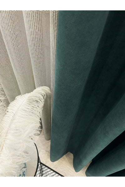 CAMEL Color 1/3 DENSE PLEAT Honeycomb Weave Soft Panama Blackout Curtain