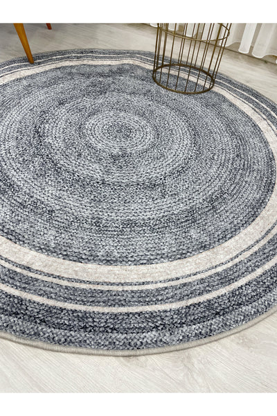 Jason Wicker Jute-Look Latex Non-Slip Fringeless Rug