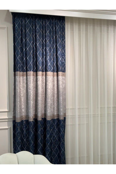 Liva Avent Model 1/2.50 Pleated Blackout Curtain