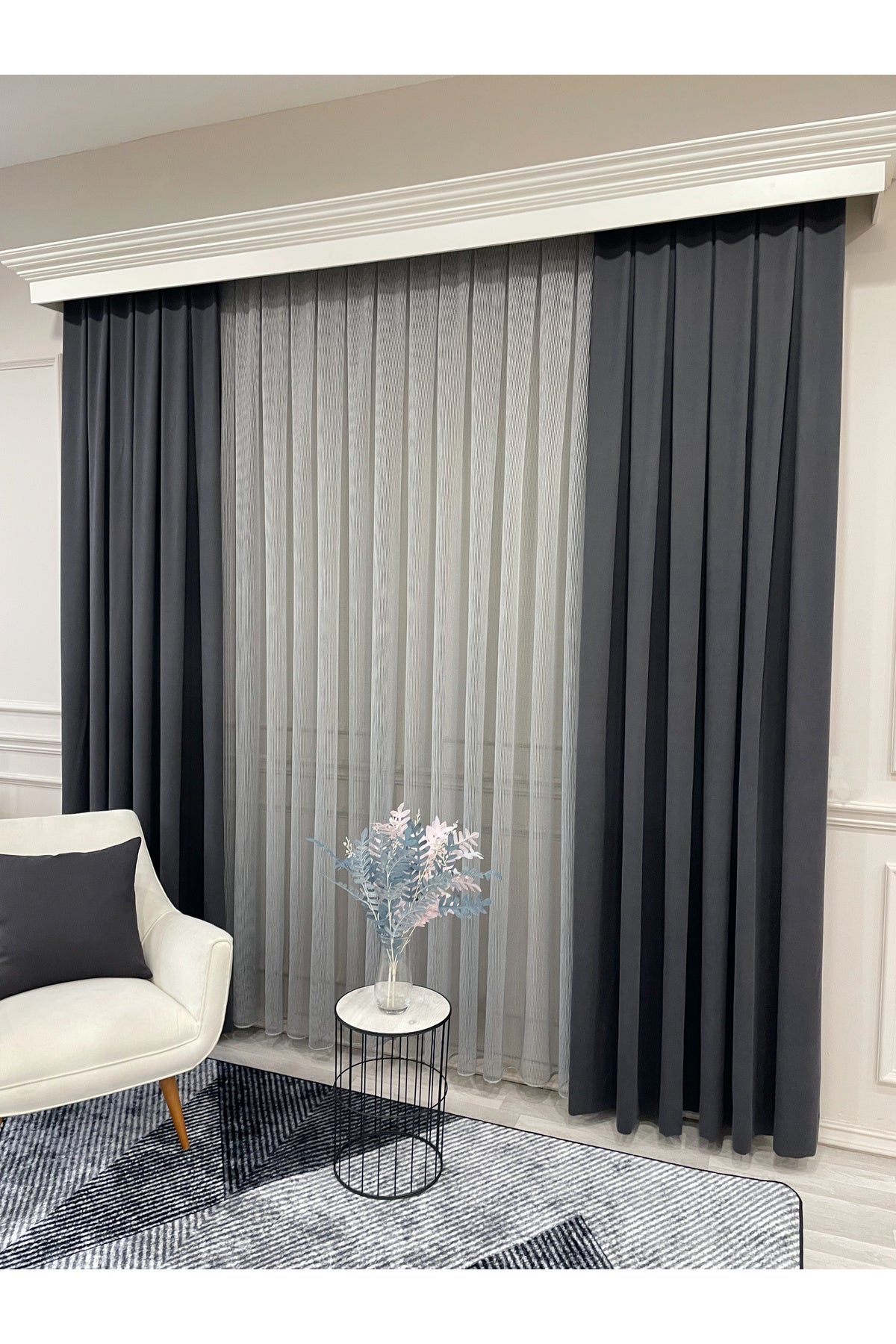 CAMEL Color 1/3 DENSE PLEAT Honeycomb Weave Soft Panama Blackout Curtain