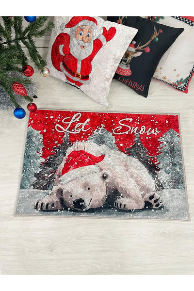 Christmas Cute Bear Doormat - Size 60x90