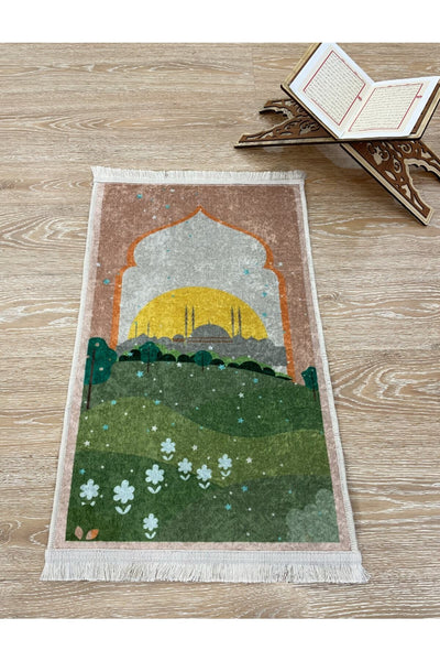 Children's Prayer Rug Pink