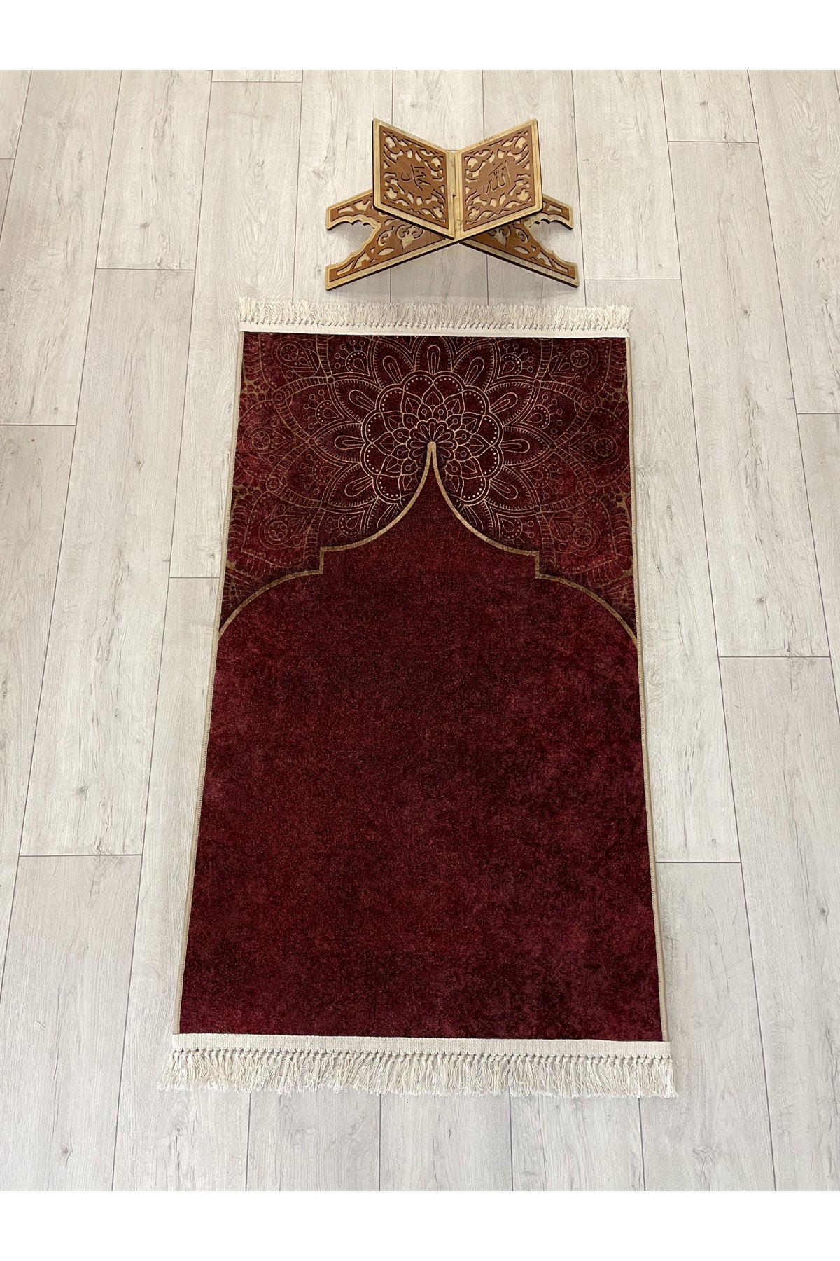 Fringed Prayer Rug (Latex Base) 75x125 Size
