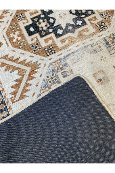 Eskitme Desen Dokuma Taban Halı Ebat 130x190