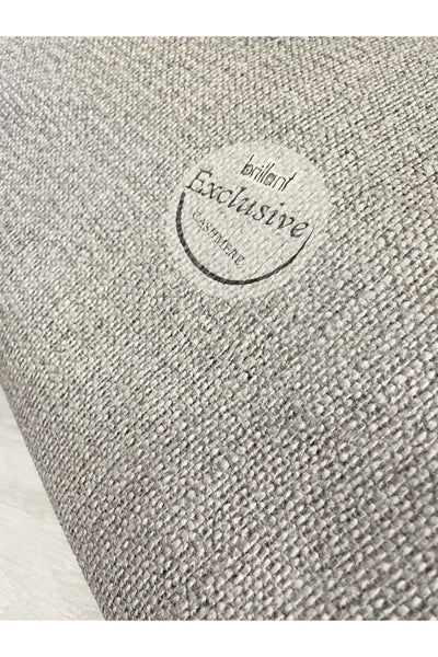 GRAY Jute Sisal-Look Bordered Non-Slip Base Runner Kitchen Rug
