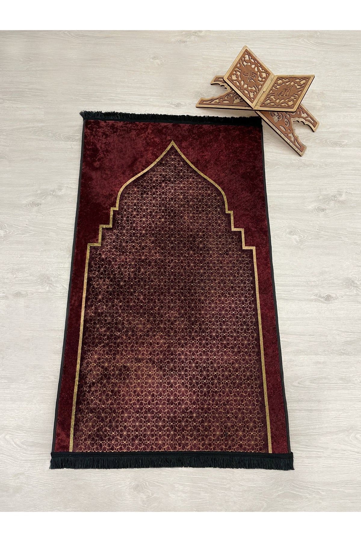 Fringed Prayer Rug (Latex Base) 75x125 Size