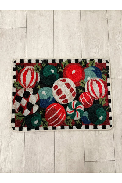 Christmas-Themed Doorstep Tree Skirt Mat Red (50X70)