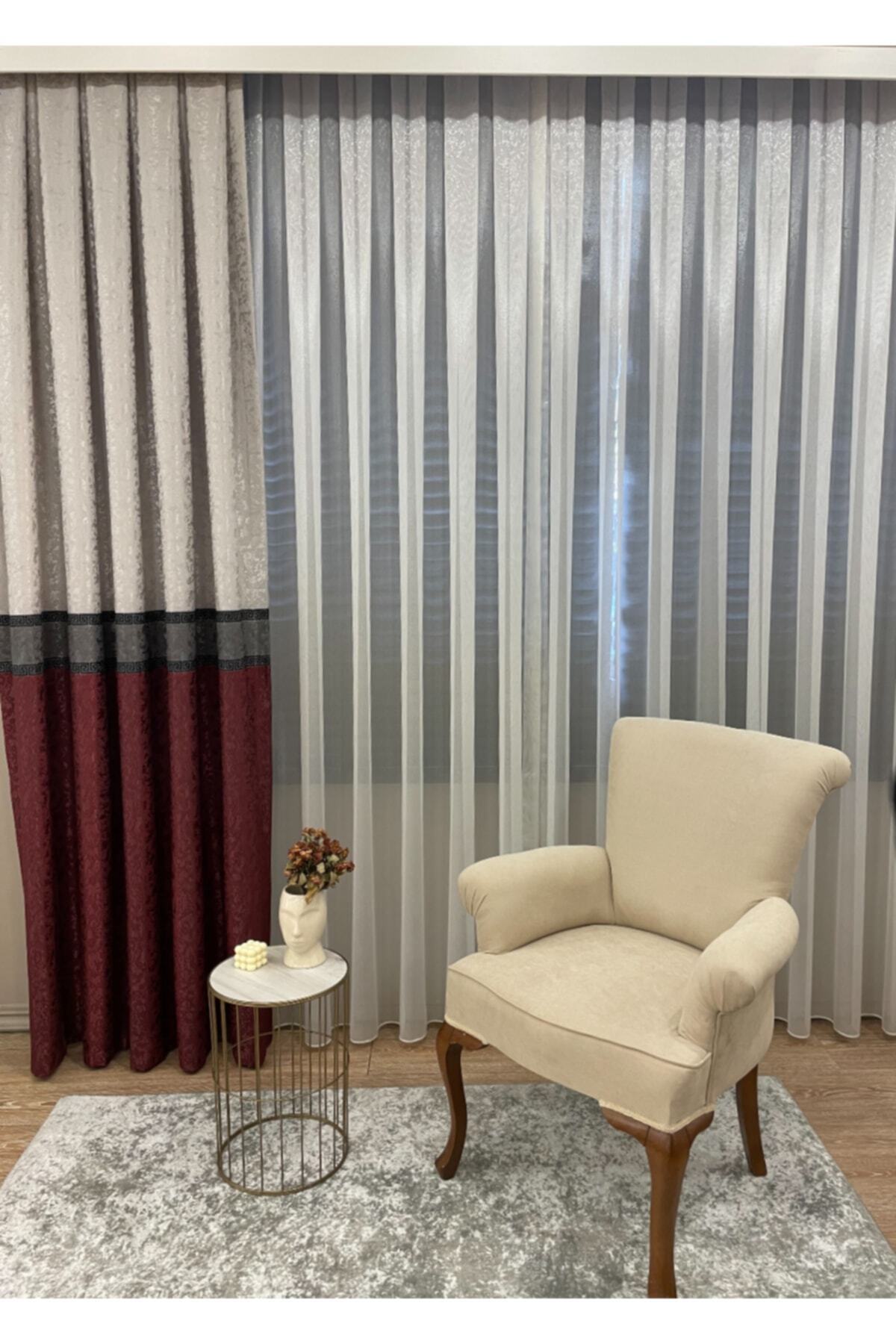 Liva Model 1/2.50 Pleated Blackout Curtain