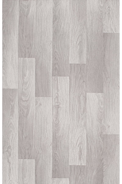 2 Meter Width - Narrow Parquet Pattern Beige - PVC Floor Covering - Felt-Backed Floor Mat - Mineflo