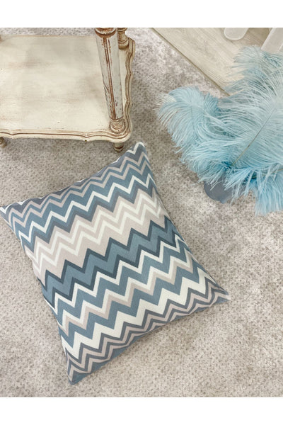 Zigzag Pattern Colorful Cushion Cover 45x45