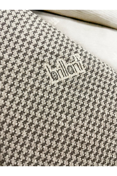 Brown-Red Distressed Vintage Ethnic Patterned Oval Latex Base Rug