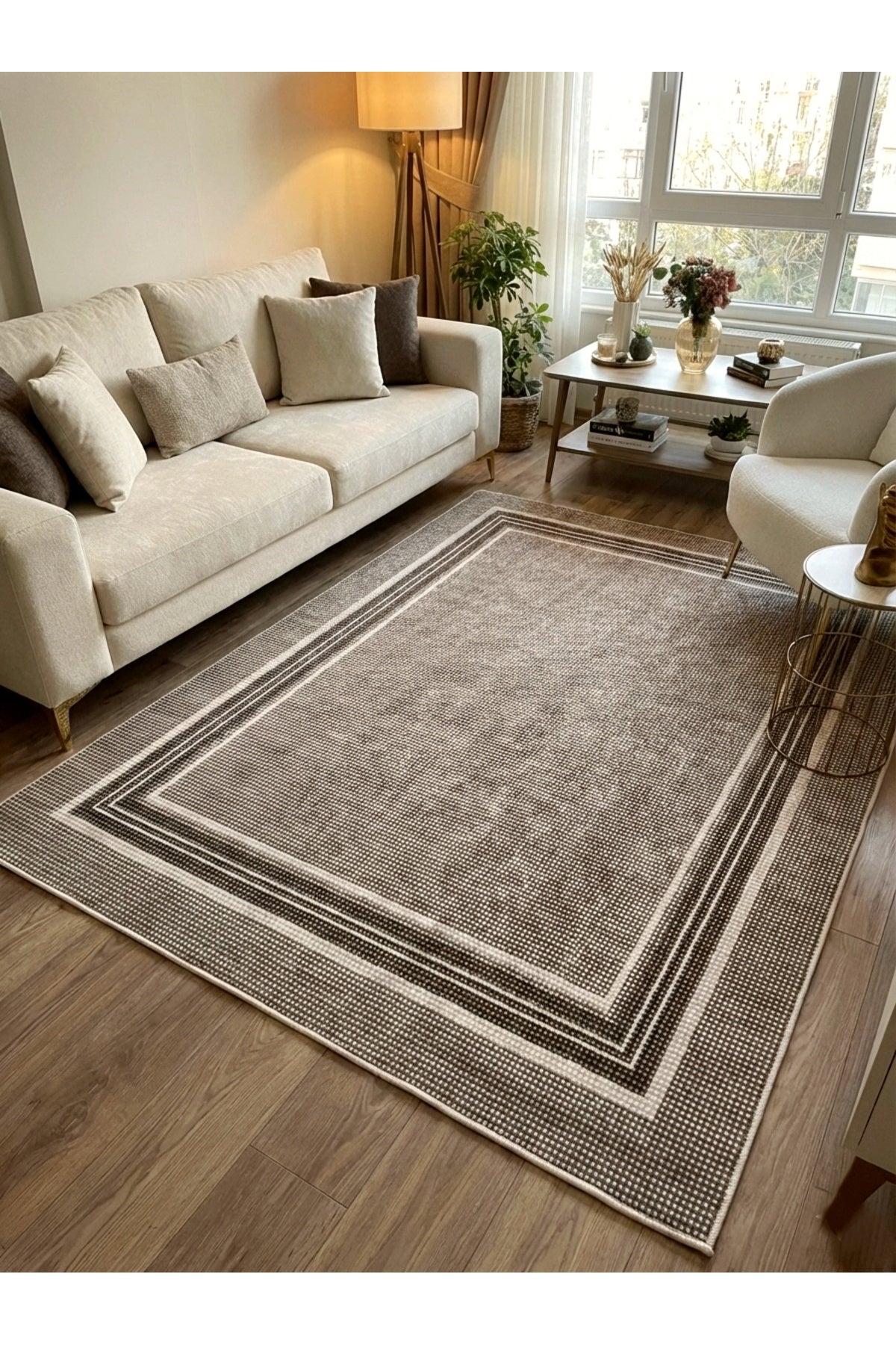 Sisal Wicker-Look Latex Base Runner Hallway Rug