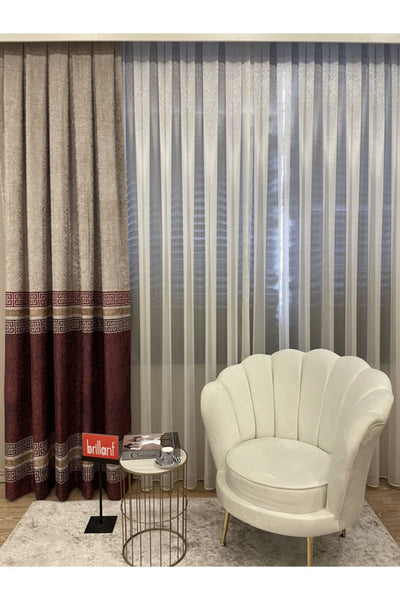 Liva Select Model 1/2.50 Pleated Blackout Curtain