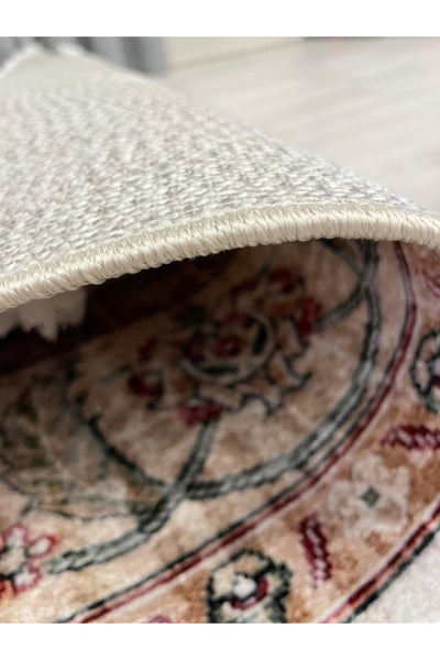Kilim Motif FRINGED Classic Non-Slip Base Rug