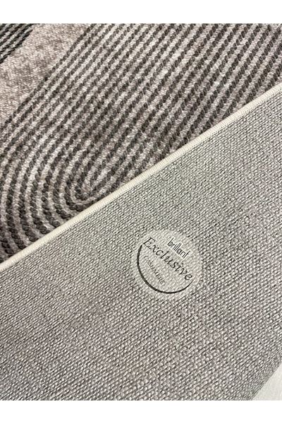 Gray Jute-Look Modern Rug