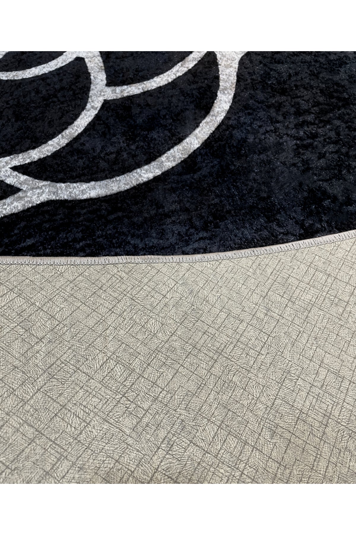 Floral Pattern Latex Non-Slip Rug