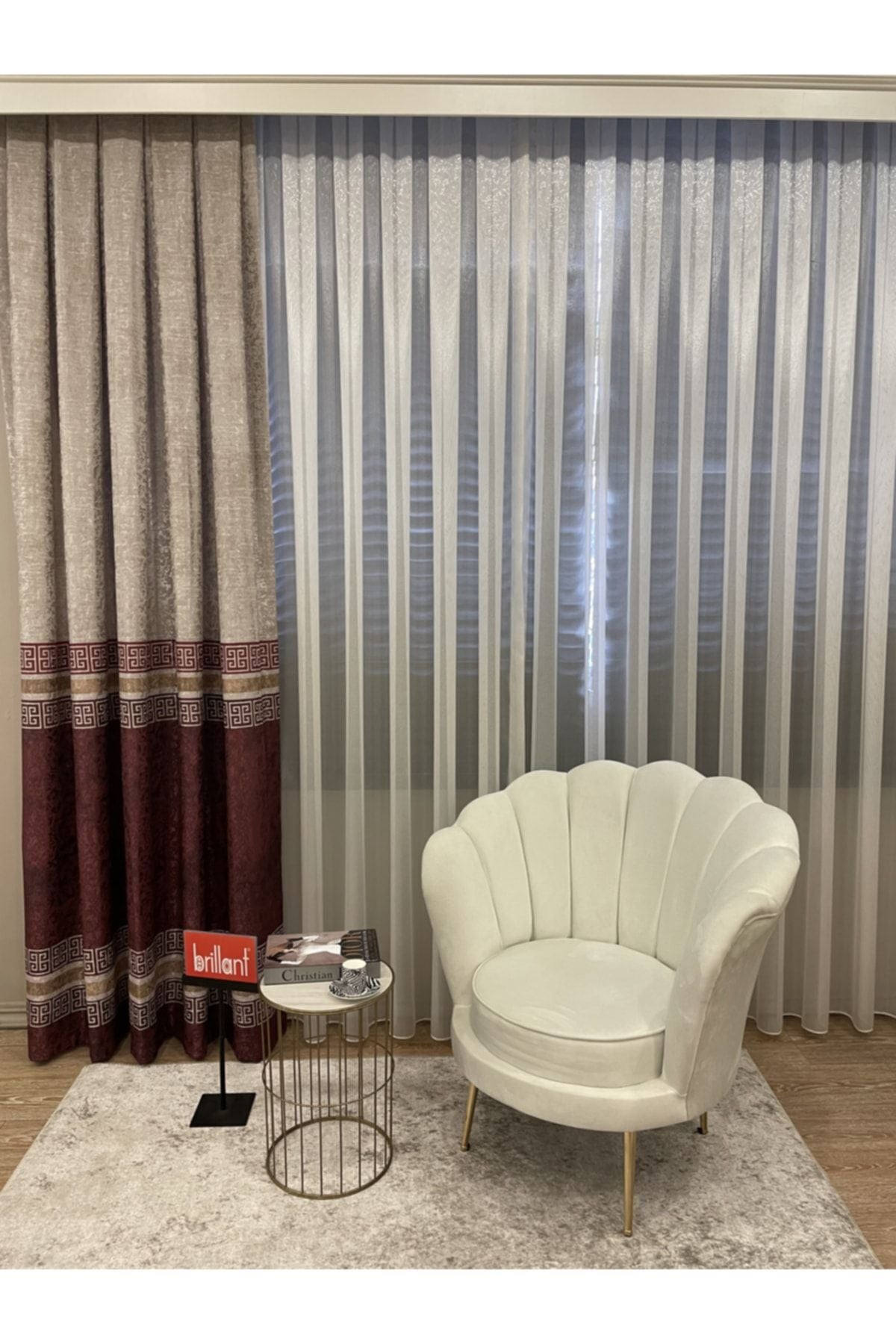 Liva Select Model 1/2.50 Pleated Blackout Curtain