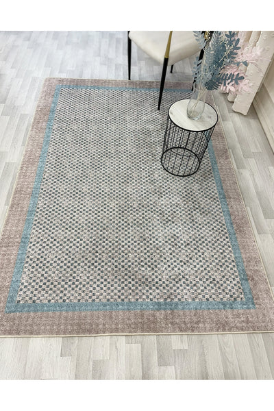 GRAY Jute Sisal-Look Bordered Non-Slip Base Runner Kitchen Rug