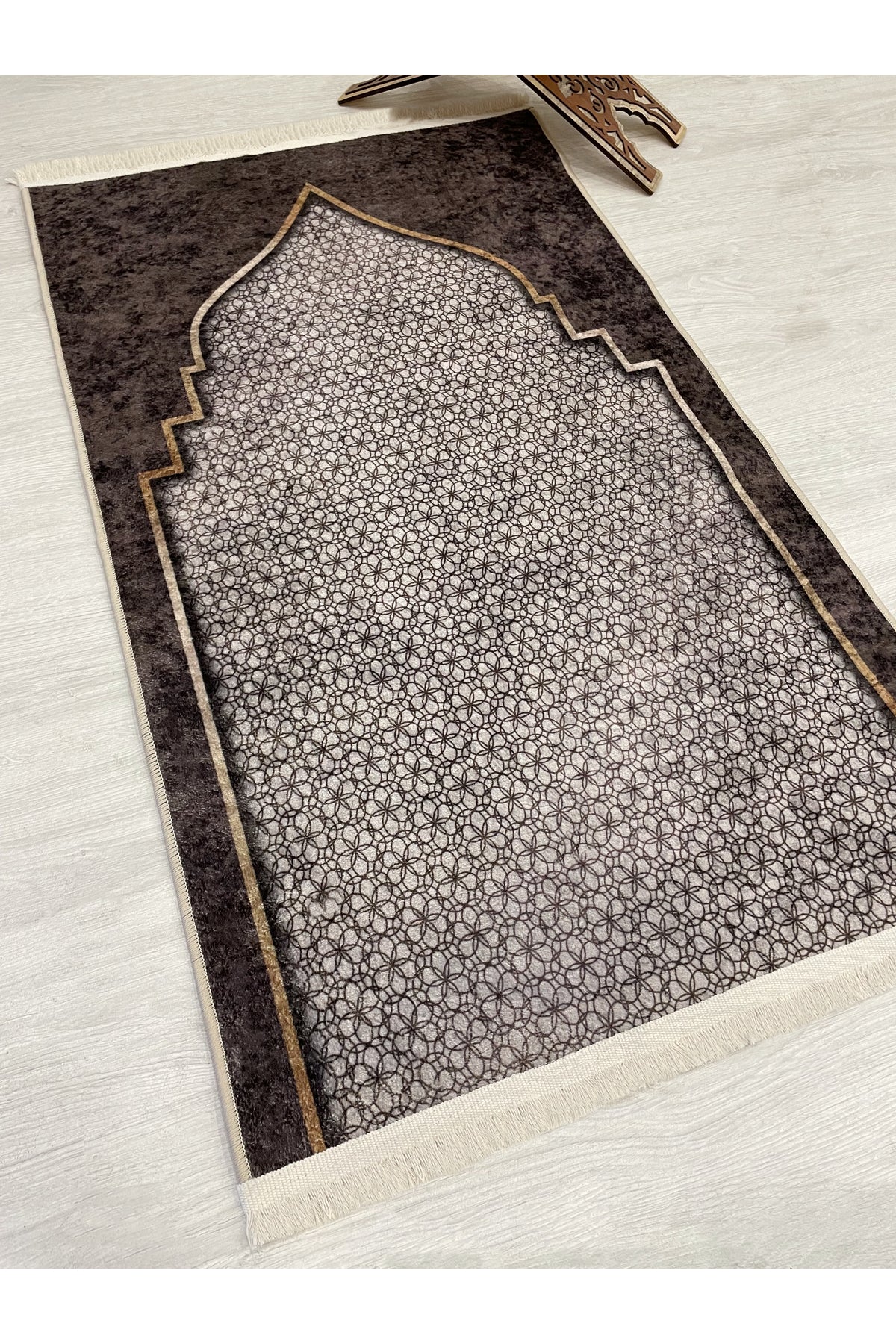 Fringed Prayer Rug (Latex Base) 75x125 Size