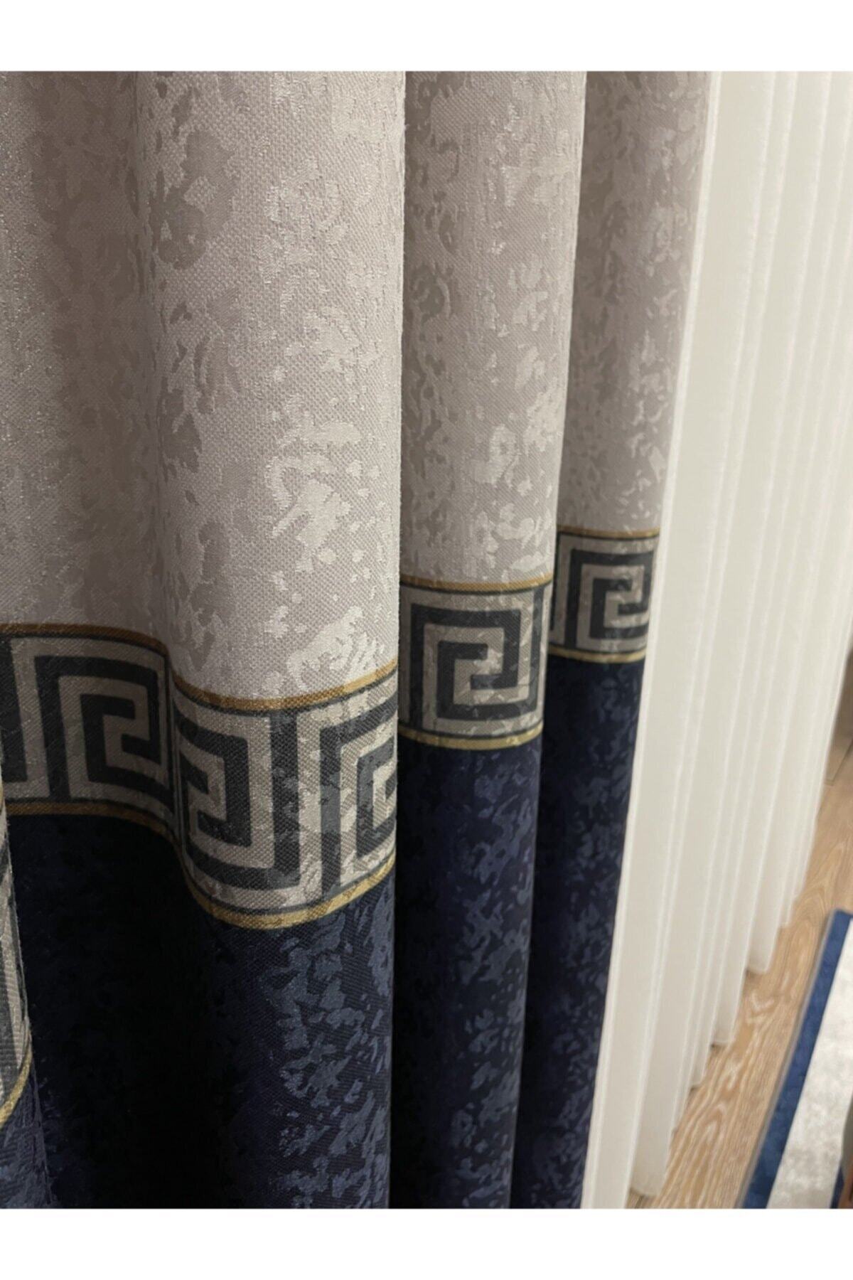 Liva Model 1/2.50 Pleated Blackout Curtain