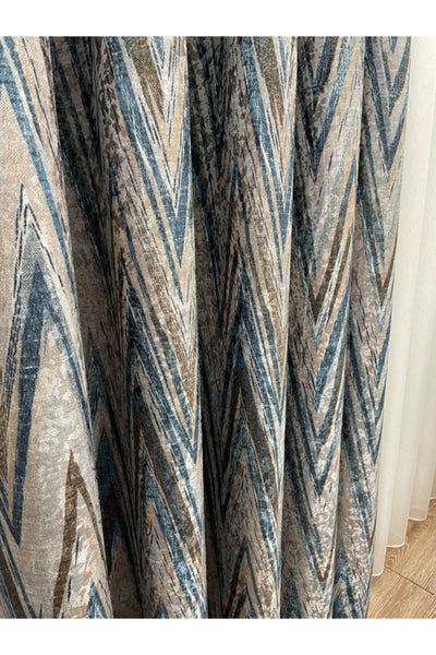 Liva Model 1/2.50 Pleated Blackout Curtain