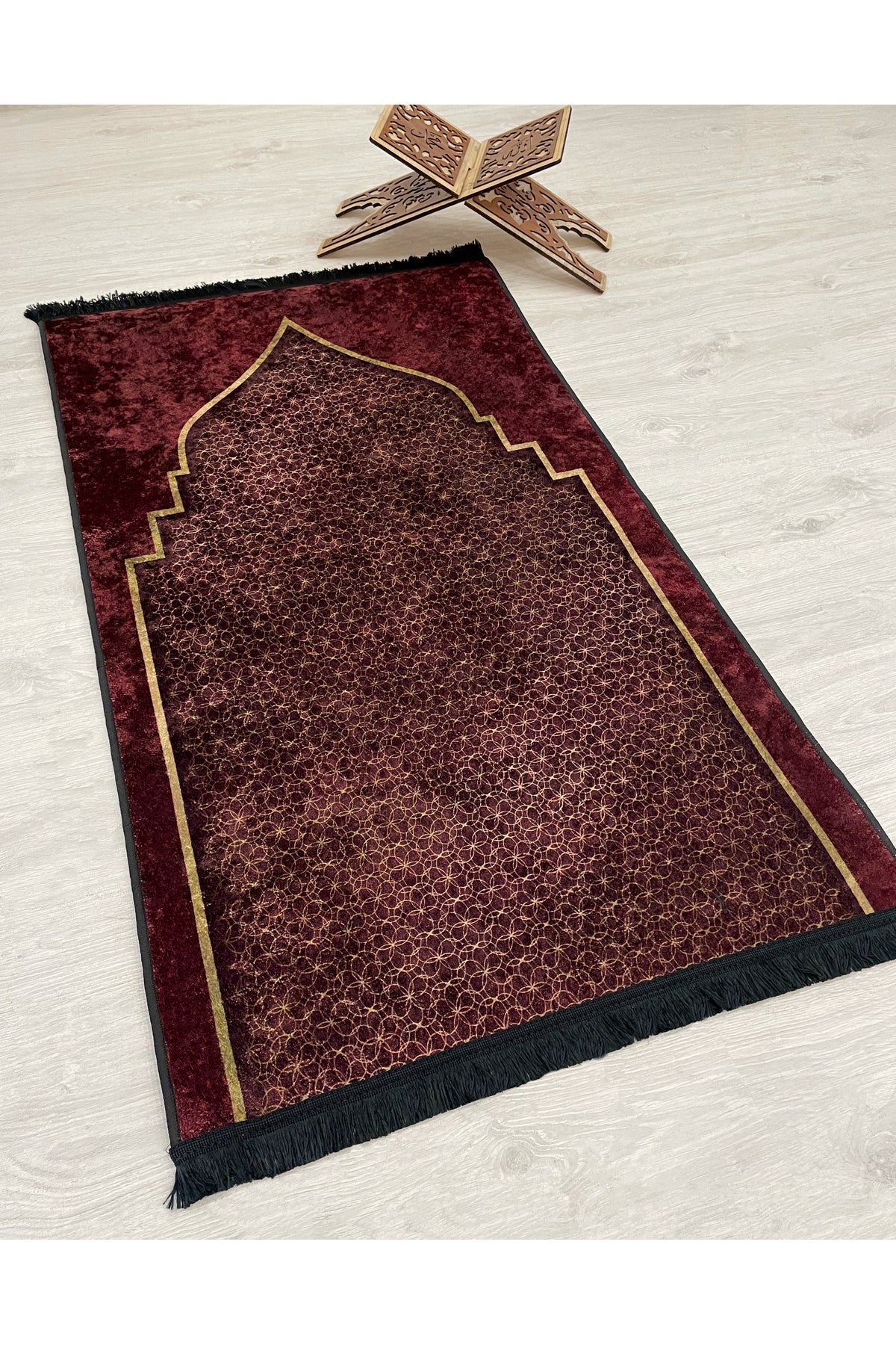 Fringed Prayer Rug (Latex Base) 75x125 Size