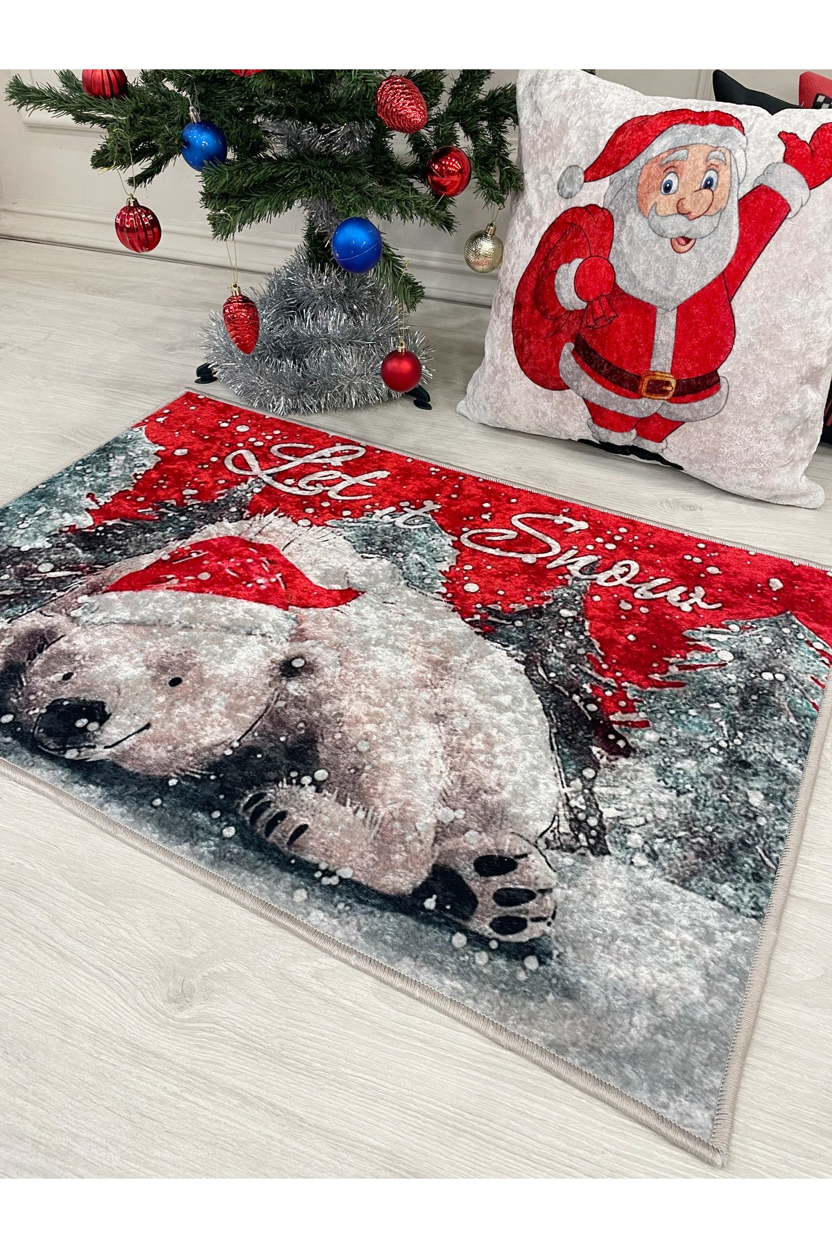 Christmas Cute Bear Doormat - Size 60x90