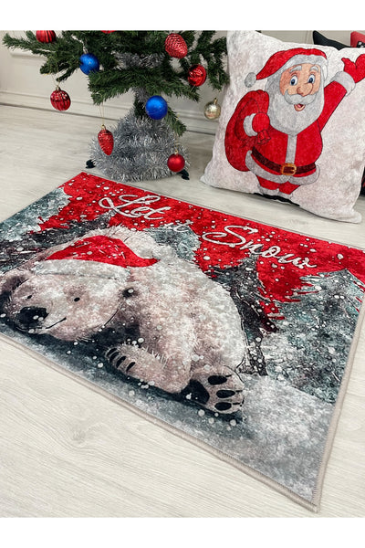 Christmas Cute Bear Doormat - Size 60x90