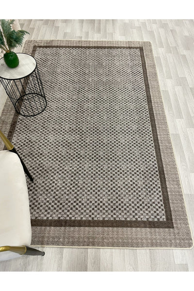 GRAY Jute Sisal-Look Bordered Non-Slip Base Runner Kitchen Rug