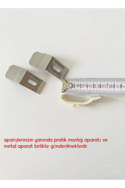 ROLLER BLIND BEIGE COLOR SKIRTED Thick Matte Linen Look