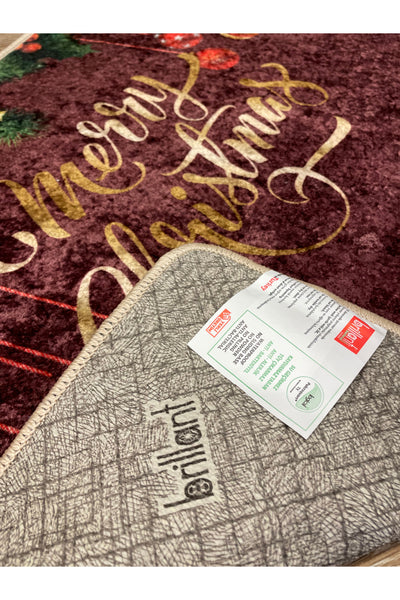 Merry Christmas New Year's Latex Base Doormat (SIZE 60x90)