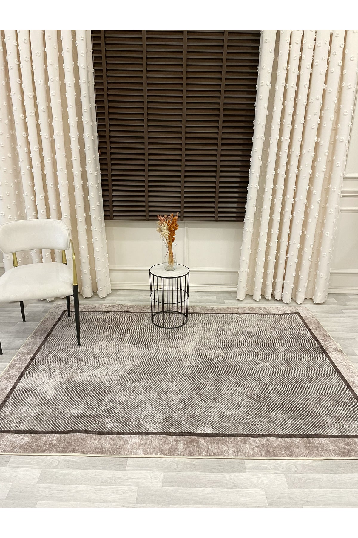 GRAY Jute Sisal-Look Bordered Non-Slip Base Runner Kitchen Rug