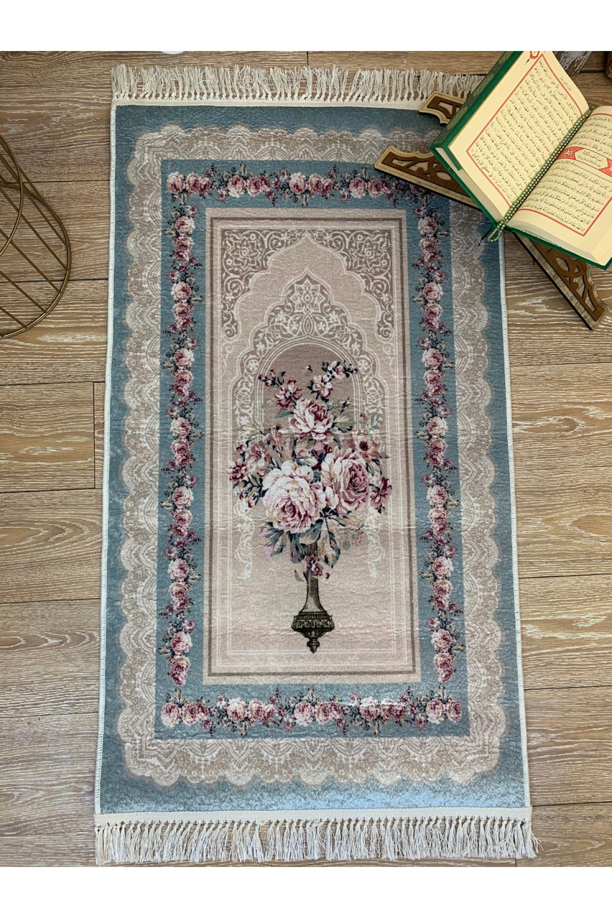 Fringed Prayer Rug (LATEX BASE) 75x125 Size