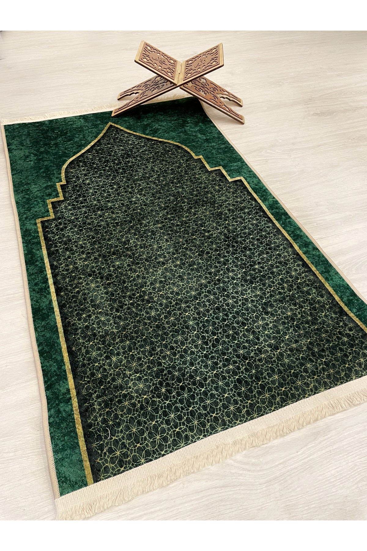 Fringed Prayer Rug (Latex Base) 75x125 Size