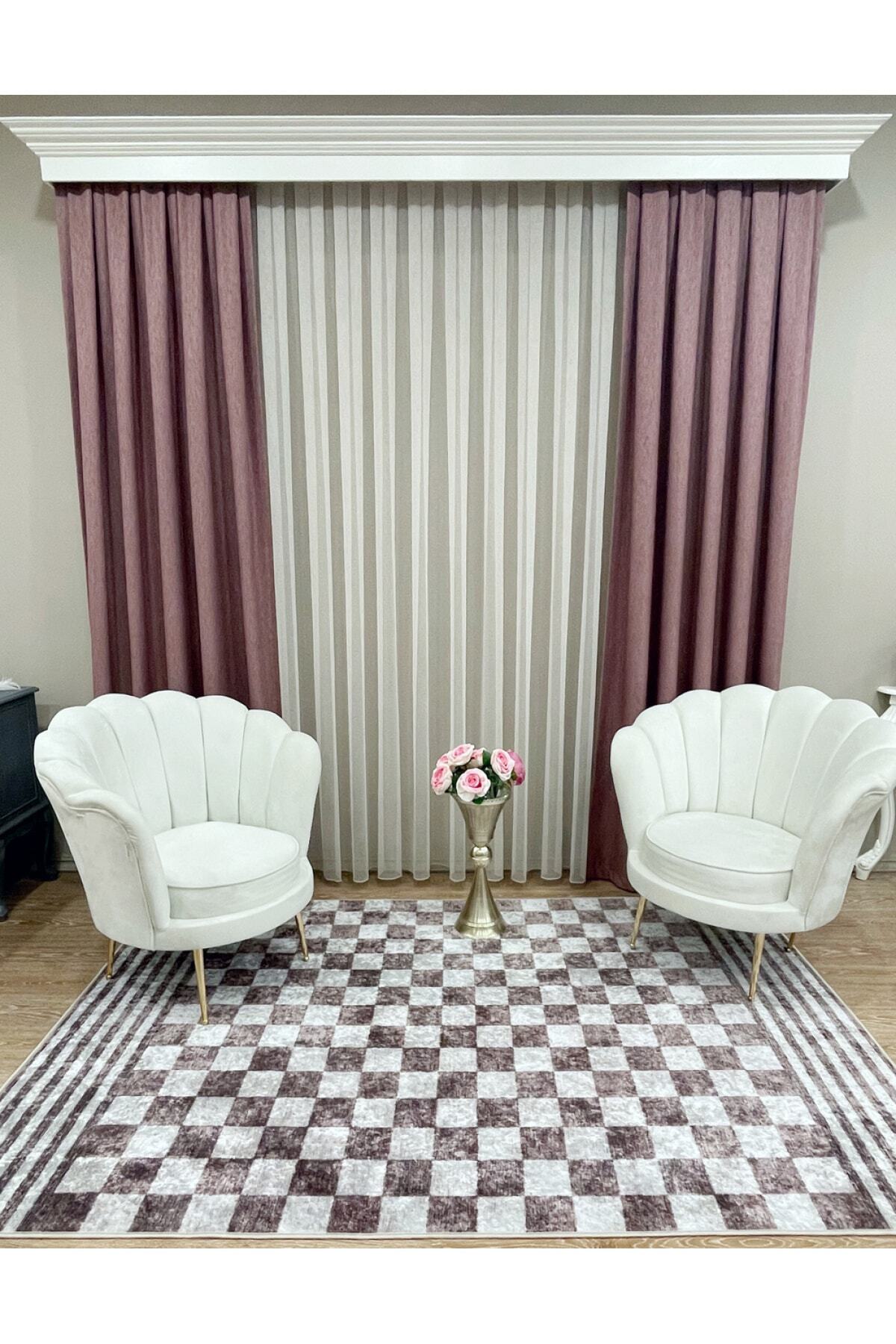 Jacquard Pattern on Blackout 1/2.50 Standard Pleated Blackout Curtain Dark Gray - Smoke