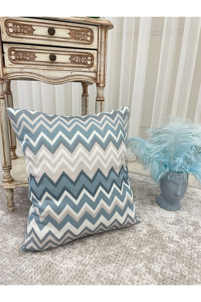 Zigzag Pattern Colorful Cushion Cover 45x45