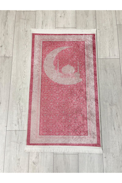 Children's Prayer Rug Blue 60x100 Size