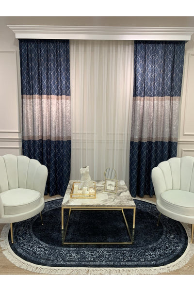 Liva Avent Model 1/2.50 Pleated Blackout Curtain