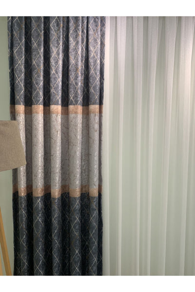 Liva Avent Model 1/2.50 Pleated Blackout Curtain