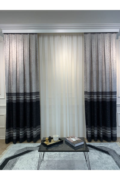 Liva Select Model 1/2.50 Pleated Blackout Curtain
