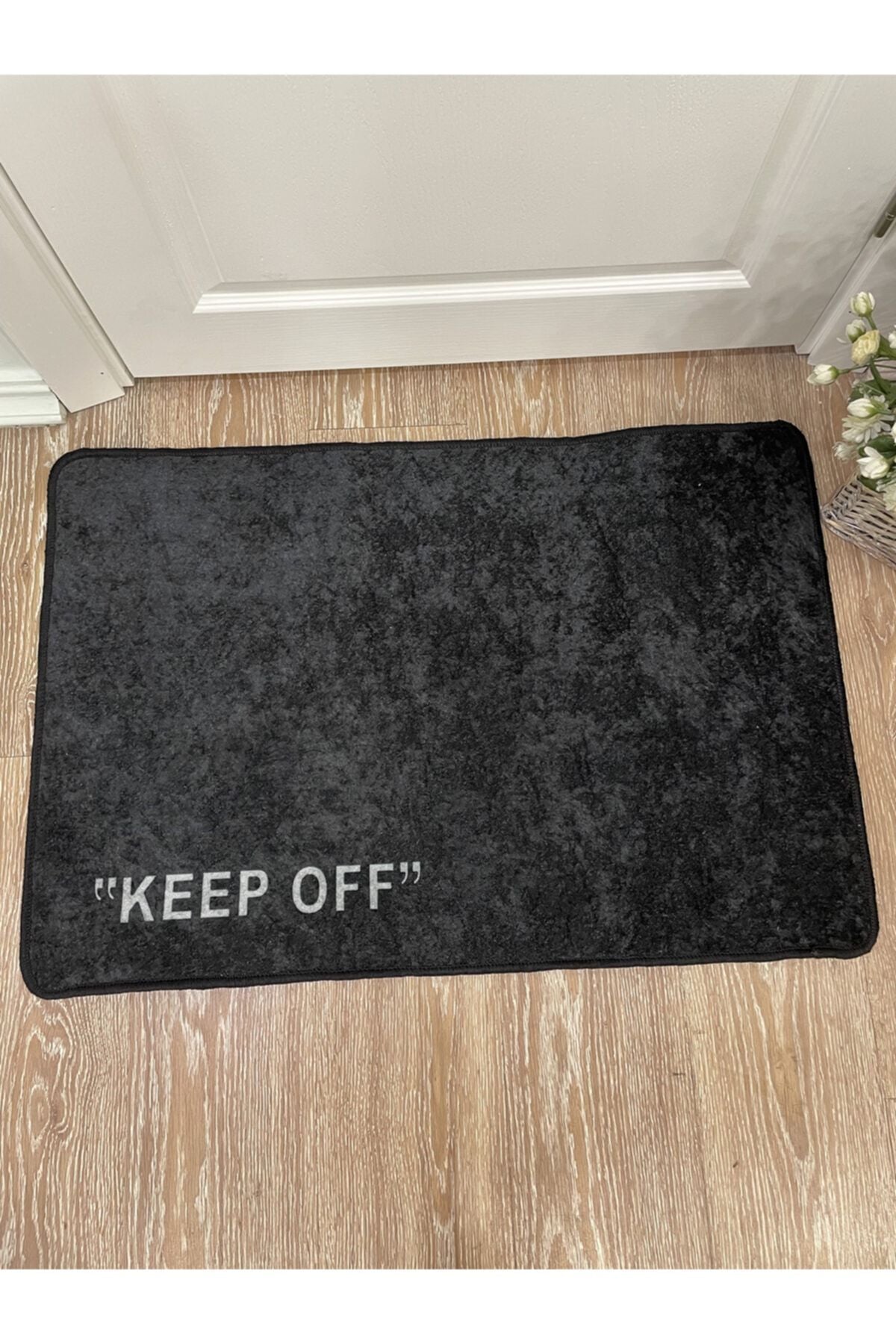 Keep Off Latex Base Waterproof Fringeless Doormat