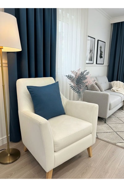 CAMEL Color 1/3 DENSE PLEAT Honeycomb Weave Soft Panama Blackout Curtain