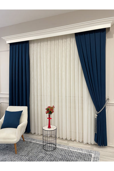 CAMEL Color 1/3 DENSE PLEAT Honeycomb Weave Soft Panama Blackout Curtain