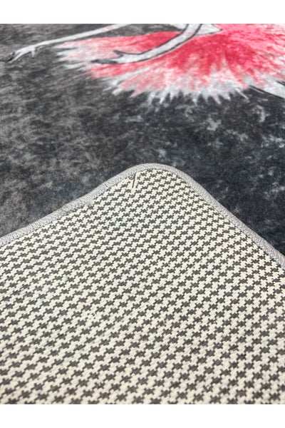 Ballerina Girl Latex Base Kids Rug