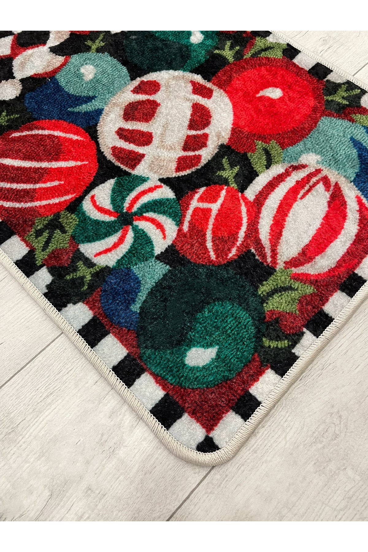 Christmas-Themed Doorstep Tree Skirt Mat Red (50X70)